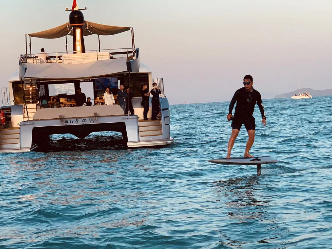 The new Waydoo Flyer ONE electric hydrofoil is lighter and cheaper