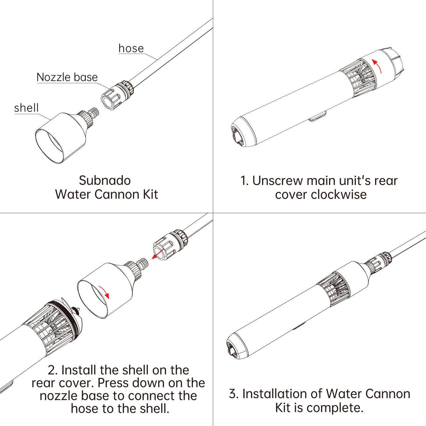 Subnado Water Cannon Kit